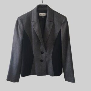 Black & Grey Kasper Blazer - Size 4